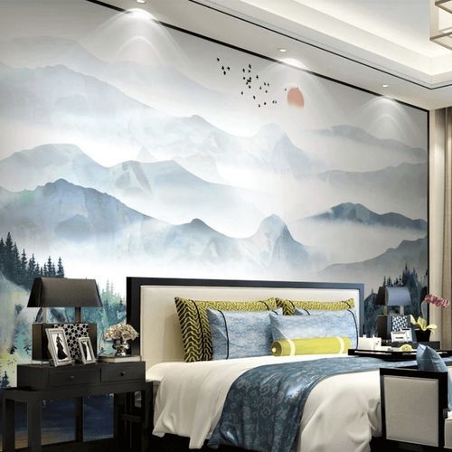 Современный обои - Mountain & Scandinave - MuralConcept - из нетканых материалов / панорамный / серый