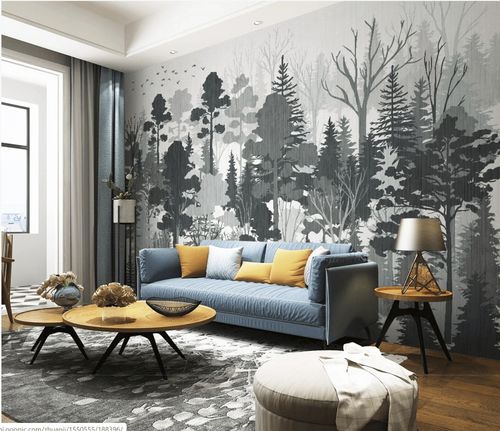 Современный обои - forêt  - MuralConcept - из нетканых материалов / природный мотив / панорамный