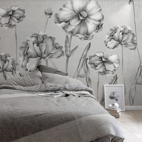 Современный обои - bucoliques  - MuralConcept - из нетканых материалов / в цветочек / панорамный