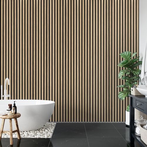 Современный обои - tasseau de bois chêne - MuralConcept - из нетканых материалов / природный мотив / имитация дерева