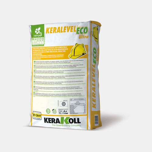 Строительный раствор для исправления неровностей - KERALEVEL® ECO ULTRA - KERAKOLL - для проушины / для плиточного пола / для бетона