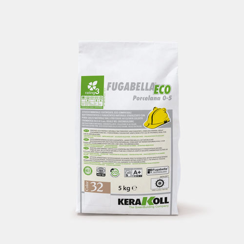 Строительный раствор для закрепления грунтов - Fugabella Eco Porcelana 0‑5 - KERAKOLL - для проушины / для плиточного пола / минеральный