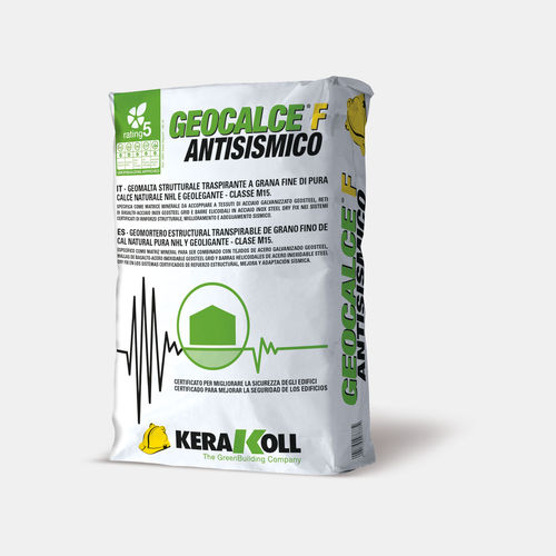 Строительный раствор для восстановительных работ - Geocalce F Antisismico - KERAKOLL - для защиты / для каменной кладки / для бетона