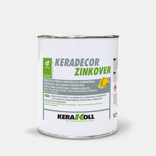 Защитный лак - Keradecor Zinkover - KERAKOLL - для подготовки / синтетическая смола / для металла