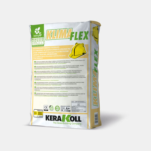 Изоляционный клей для керамической плитки - KLIMA FLEX - KERAKOLL - для бетона / для теплоизоляции снаружи ITE / для цемента