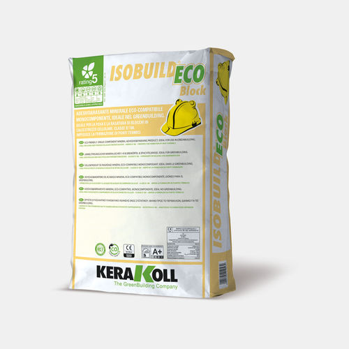Строительный раствор для отделки - Isobuild Eco Block - KERAKOLL - для панели из ячеистого бетона / для теплоизоляции снаружи ITE / для каменной кладки