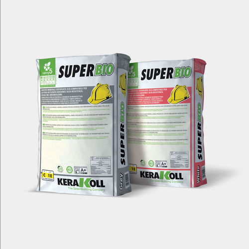 Клей для керамической плитки для затирки - Super Bio - KERAKOLL - для плиточного пола / для стены / минеральный