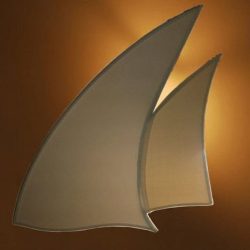 Современный настенный светильник - SAIL - COSMOTRE SRL - для интерьера / из металла / из ткани