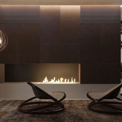Плитка из бетона - Tartaruga Design Inc - 3D / рифленая / для интерьера