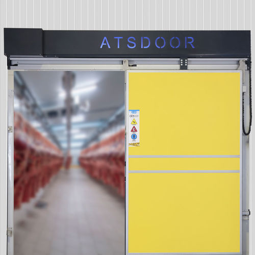 Раздвижное промышленные ворота - ATSDOOR - из алюминия / из гальванизированной стали / из ПВХ