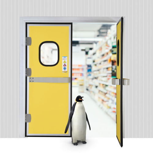 Промышленные ворота качающееся - ATSDOOR - из алюминия / из анодированного алюминия / из нержавеющей стали