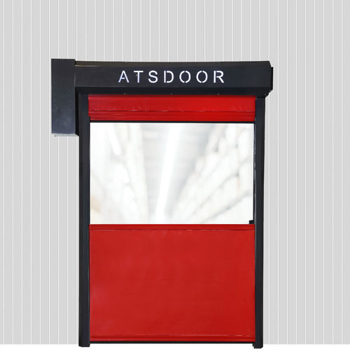 Ролетное промышленные ворота - ATSDOOR - из гальванизированной стали / из ПВХ / автоматическое