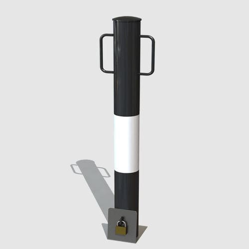 Защитный боллард - KVS-REB(IP)-89.960.3-0 - IKAVASS - для контроля доступа / неподвижный / из нержавеющей стали
