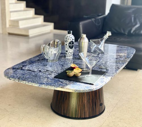 Плита из камня из гранита - Azul Bahia  - Pistore Marmi - для напольной поверхности / для стены / для внутренней компоновки