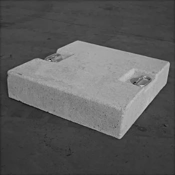 Ножка для зонта от солнца из бетона - Big Washed Plates - Ombrellificio Veneto