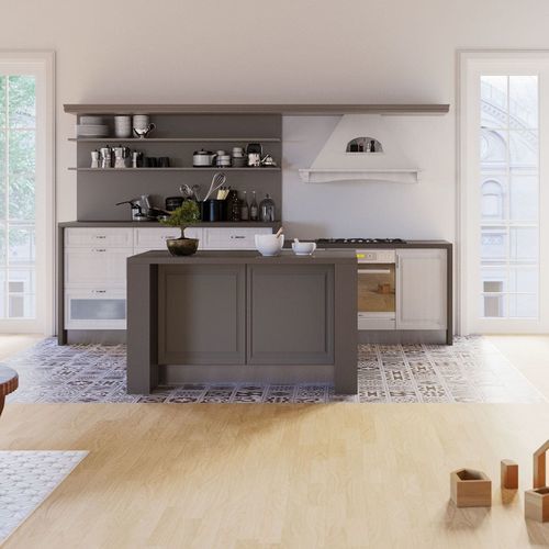 Классическая кухня - DOLCE VITA - CIESSE CUCINE SRL - из фанеры / из камня / островного типа