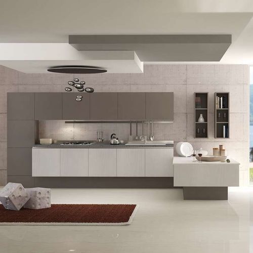 Современная кухня - SPACE - CIESSE CUCINE SRL - из ламината / островного типа / L-образная