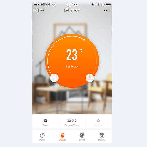 Мобильное приложение для дистанционного управления - SMART APP - Sundirect Heater - для системы домашней автоматизации / для смартфона