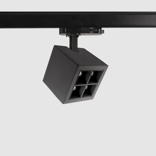 Светильник на рейке LED - ICONIC-T-Q4 - Evorino - куб / из литого алюминия / для профессионального использования