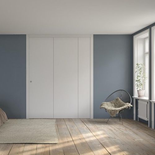 Дверь для гардеробной для интерьера - PORTE ITALIANE - из дерева / складной / современный
