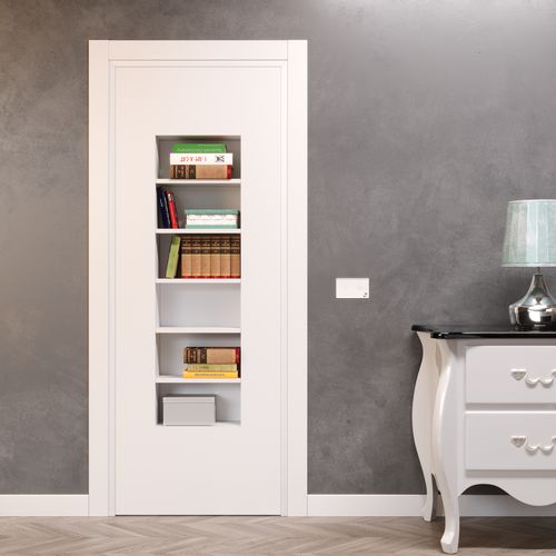 Дверь для интерьера - BOOKCASE - PORTE ITALIANE - из дерева / створчатая / современная