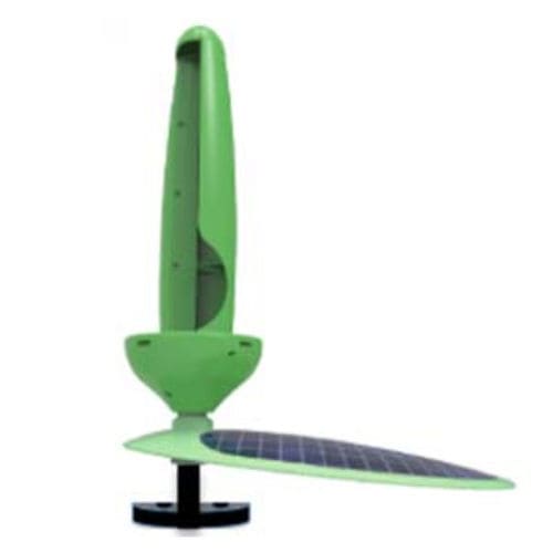 Малый ветрогенератор с вертикальной осью - HYBRID AEROLEAF - New World Wind - двухлопастный / для суши / для домов