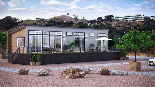 Сборный дом - WATER - NingBo DeepBlue Smarthouse Co.,LTD. - модульный / современный / на деревянном каркасе