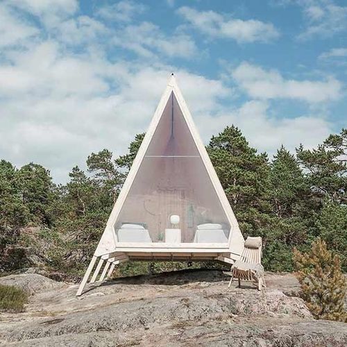 Сборный дом - A-FRAME CLOUDS - NingBo DeepBlue Smarthouse Co.,LTD. - современный / одноэтажный / из дерева