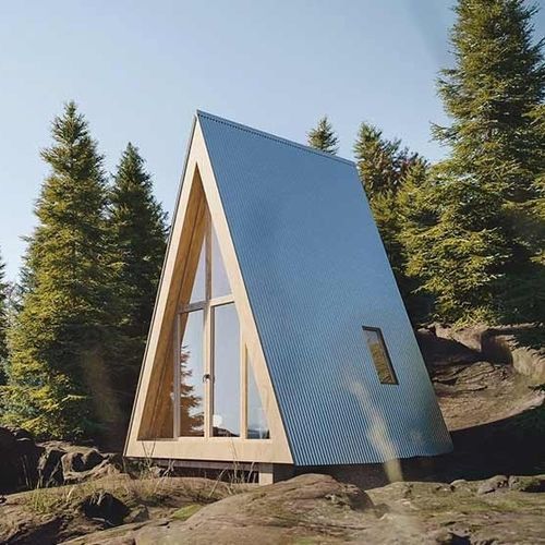 Сборный дом - A-FRAME VALLEY - NingBo DeepBlue Smarthouse Co.,LTD. - современный / одноэтажный / из дерева