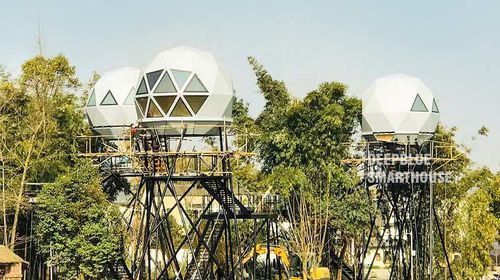 Дом на дереве - DOME - NingBo DeepBlue Smarthouse Co.,LTD. - современный / из стали / для бытового использования