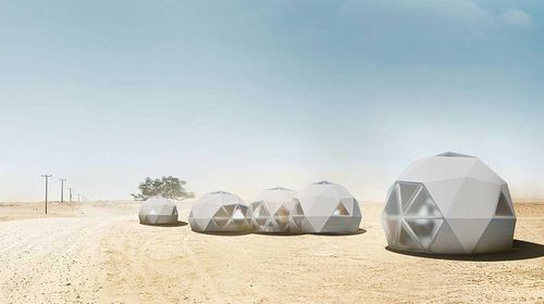 Сборный дом - DOME - NingBo DeepBlue Smarthouse Co.,LTD. - плавучий / временный / современный