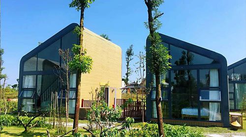 Сборный дом - TORINO 3.0 - NingBo DeepBlue Smarthouse Co.,LTD. - современный / дуплекс / из дерева