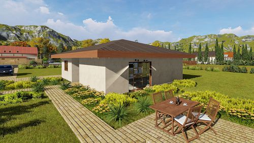 Сборный дом - ITALIA F.C. - Frame House group Sia - экологический / пассивного типа / современный