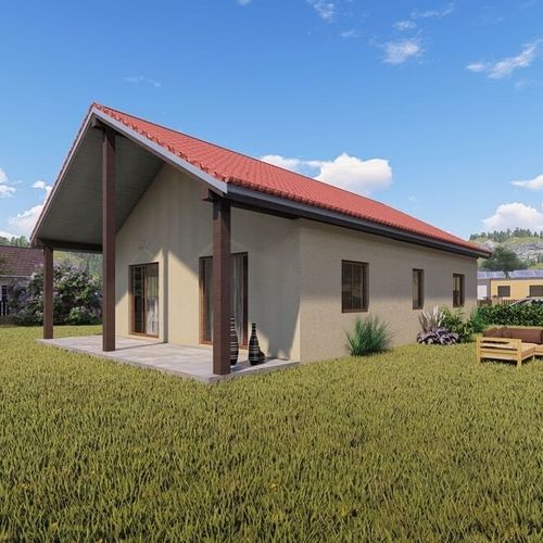 Сборный дом - SPAIN L.R. - Frame House group Sia - экологический / пассивного типа / современный