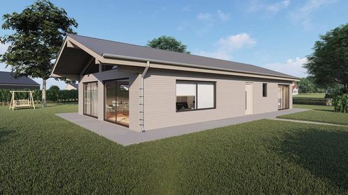 Сборный дом - NÉRON - Frame House group Sia - экологический / пассивного типа / современный