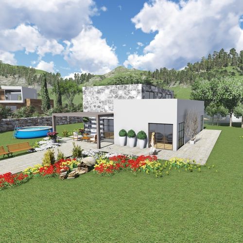 Сборный дом - VILLA PROPUS - Frame House group Sia - экологический / пассивного типа / современный