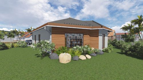 Сборный дом - VILLA ALYA - Frame House group Sia - экологический / пассивного типа / современный