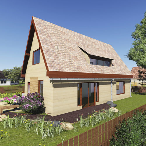 Сборный дом - THE NETHERLANDS G - Frame House group Sia - экологический / пассивного типа / современный