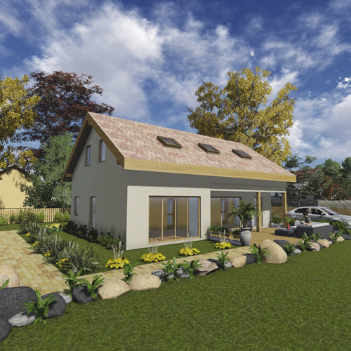 Сборный дом - BELGIUM D.M. - Frame House group Sia - экологический / пассивного типа / современный