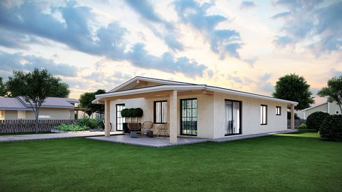Сборный дом - SARDEGNA T.S. - Frame House group Sia - энергосберегающий / пассивного типа / современный