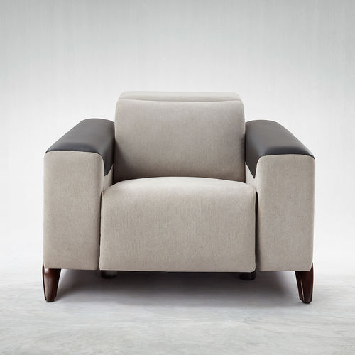 Современное кресло для отдыха - POLARIS - KARLSSON SEATING LTD. - из кожи / из ткани / с опорой для ступней