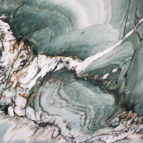 Плита из камня из кварцита - BOTANIOC GREEN WAVE - Fiorantina Stone - для внутренней компоновки / полированная / белая