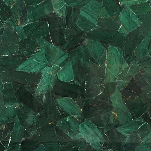 Плита из камня из кварца - Green Adventurin - Fiorantina Stone - для ванной комнаты / полированная / зеленая