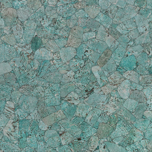 Плита из камня из кварца - AMAZONITE GRAPHEN - Fiorantina Stone - для внутренней компоновки / полированная / зеленая
