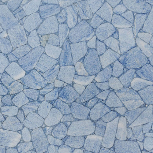 Плита из камня из кварцита - CALCITE BLUE - Fiorantina Stone - для внутренней компоновки / полированная / синяя