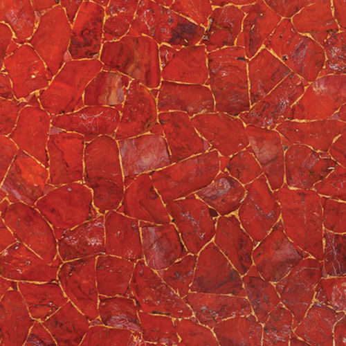 Плита из камня из кварца - JASPER RED - Fiorantina Stone - для напольной поверхности / полированная / красная