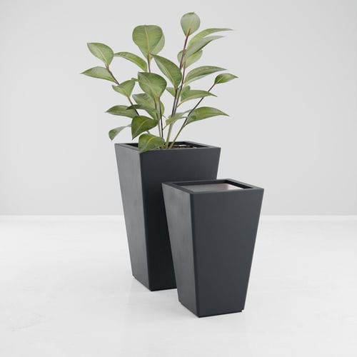 Садовый горшок из полиэстера - ARES - ARTEPOT - из полистирола / из стекловолокна / из полимера