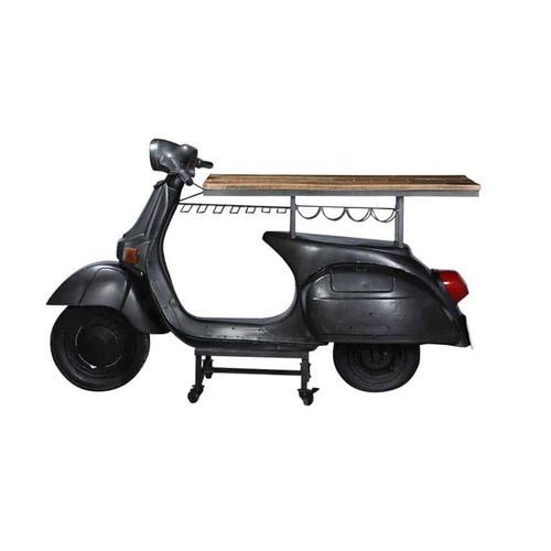 Барная стойка для бара - SCOOTER ROMA - GrandDécor - из дерева / из металла / прямая