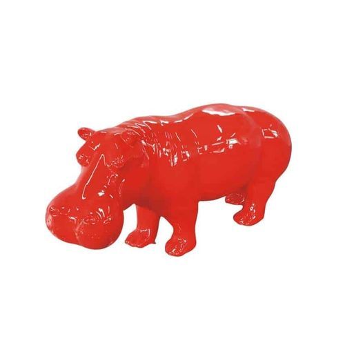 Скульптура из полимера - HAPPY HIPPO - GrandDécor - ручной работы / напольная / для профессионального использования