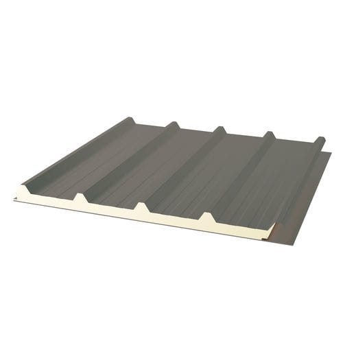 Сэндвич-панель для кровли - EP-5R - EGEPANEL ENDUSTRI A.S. - поверхность из ПВХ / прокладка из стекловаты / огнестойкая